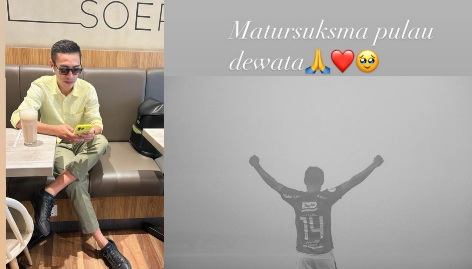 Fadil Sausu tinggalkan Bali United. FOTO IG Fadil Sausu