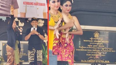 Koster Bangun Banyak Wantilan di Jembrana, Warga Rindu Kehadirannya, Warga Negara: Pilih Koster-Giri Pasti Sejahtera