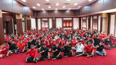 Tangan Dingin Agus Mahayastra Diapresiasi Wayan Koster, Krama Gianyar Komitmen dan Konsisten Menangkan Koster-Giri-AMAN