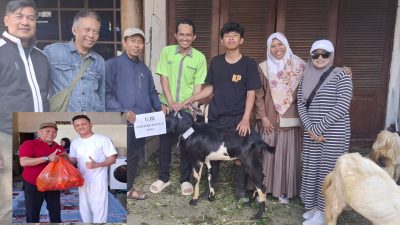 UJB berhasil mengumpulkan dana sebesar Rp4.250.000 untuk membeli seekor kambing kurban tipe Super B dari Yayasan Dompet Sosial Madani (DSM) Bali di Jalan Gunung Kalimutu, Denpasar Barat.