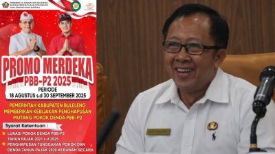 Pemkab Buleleng Gulirkan Kebijakan Pro-Rakyat, Hadirkan Diskon Pajak Hingga 90 Persen. FOTO ist
