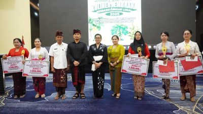 Putri Koster Dorong Pemanfaatan Pangan Lokal di Lomba Cipta Menu Jembrana 2025.
