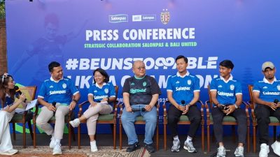 Salonpas Perkuat Posisi sebagai Official Pain Relief Partner Gaya Hidup Aktif Melalui Kolaborasi dengan Bali United Kolaborasi ini mempertegas komitmen Salonpas dalam mendampingi para Atlet, baik saat latihan intens maupun di luar lapangan. FOTO ist