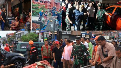 Gubernur Bali Wayan Koster sigap membantu warga ketika banjir bandang melanda Bali, Rabu 10 September 2025.