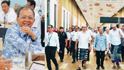 Wujudkan Pariwisata Berkualitas, Gubernur Koster Pimpinan Rapat Evaluasi Peningkatan Pelayanan Bandara I Gusti Ngurah Rai, Senin 22 September 2025.