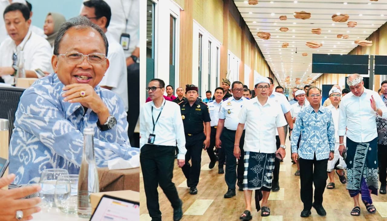 Wujudkan Pariwisata Berkualitas, Gubernur Koster Pimpinan Rapat Evaluasi Peningkatan Pelayanan Bandara I Gusti Ngurah Rai, Senin 22 September 2025.