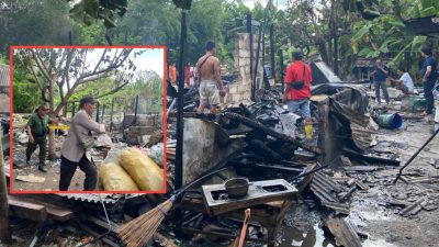 10 Kamar Kos Hangus dilalap Api di Benoa Bali, Andre Evakuasi Anak dan Dokumen Penting, Istri Histeris Melihat Api.