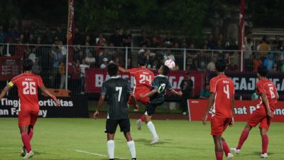 Bali berhasil menang 3-1 atas Sulawesi Selatan pada semifinal Liga Kampung Soekarno Cup 2025, Kamis 11 Desember 2025 di Stadion Ngurah Rai Denpasar Bali.