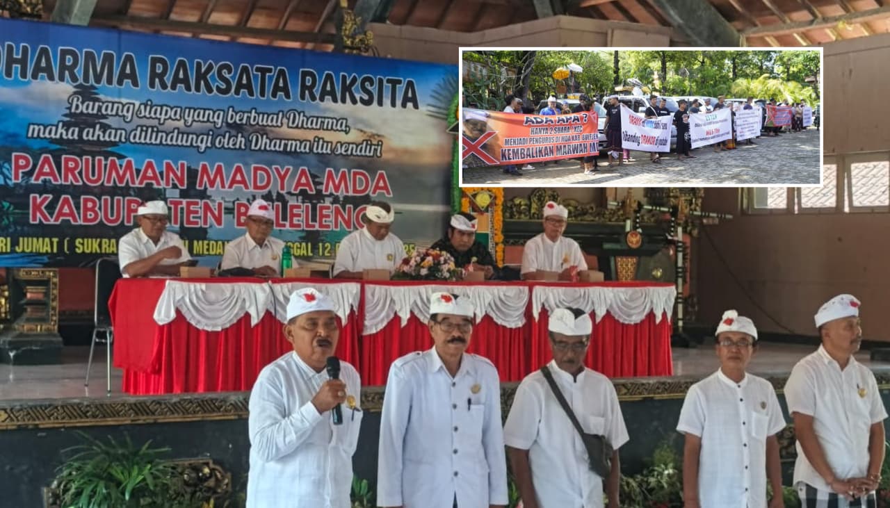 Diwarnai Protes, Nyoman Westha Tetap Menangi Kursi Ketua MDA Buleleng 1 Diwarnai Protes, Nyoman Westha Tetap Menangi Kursi Ketua MDA Buleleng.