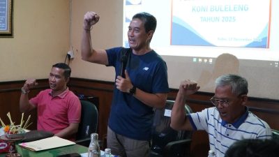 Proses Penjaringan Rampung, Gede Supriatna Jadi Calon Tunggal Ketua Umum KONI Buleleng.