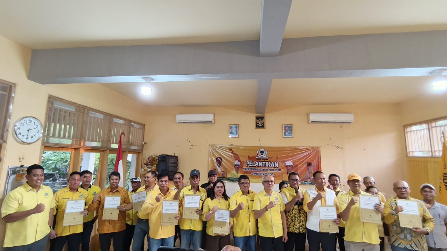 DPD II Golkar Buleleng Gelar Muscam, 9 Pengurus Kecamatan Resmi Dilantik.