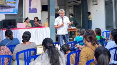 FK Univ Warmadewa Lakukan Edukasi Terpadu Bantu Ibu Hamil Di Desa Carangsari.
