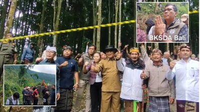 Pembangunan Bali Handara Disegel Pansus TRAP, BKSDA Minta Maaf, Janji Bongkar Proyek Beton dan Kembalikan Hutan. FOTO ist tiktok I Made Supartha
