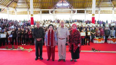 Dampingi Presiden Kelima RI, Gubernur Koster Kawal Lompatan HKI Bali, Dorong Perlindungan Karya dan Martabat Budaya Pulau Dewata.