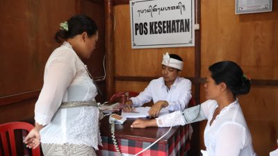 Layanan Kesehatan IBTK 2026 di Pura Besakih Libatkan Semua UPTD Puskesmas di Bali