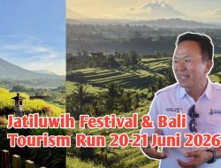Jatiluwih Festival dan Bali Tourism Run Libatkan 40 UMKM Lokal, Panen Massal, Petani, Anak-anak hingga Lansia