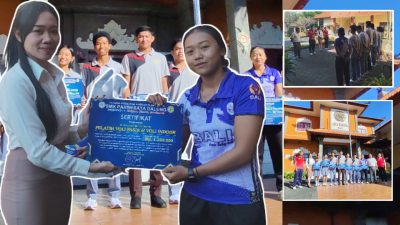 Apresiasi Siswa Peraih Medali Emas dan Perak Porsenijar Bali, SMK Pariwisata Dalung (SMK Prada) Bebaskan Biaya Sekolah