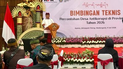Dukung Bimtek Desa Antikorupsi, Gubernur Koster Tak Ingin Perbekel Tersangkut Masalah Hukum Pengelolaan APBN dan APBD.